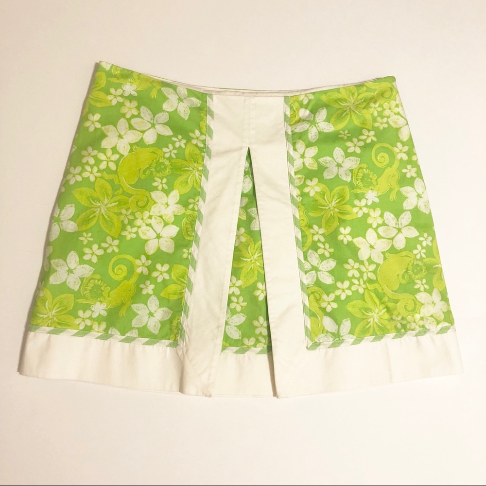 Lilly Pulitzer Green Pleated Skort - Size 10